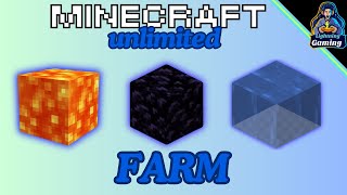 ULTIMATE Obsidian Farm in Minecraft Unlimited Obsidian [upl. by Obel830]