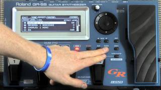 Roland GR55 Patch Edit Tutorial Part 3  Normal Pickup Effects [upl. by Ahsitahs389]