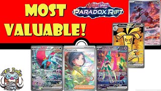 The Most Expensive Cards from Paradox Rift Scarlet amp Violet TCG Top 10 Pokemon TCG News [upl. by Oahc]