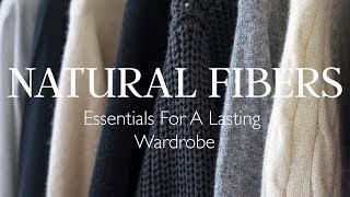 The Best Fabrics For Your Wardrobe  Natural Fiber Guide [upl. by Feeney]