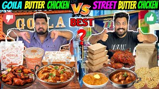 Goila’s Butter Chicken Vs Street Butter Chicken Comparison😍 with Tandoori Chicken amp Butter Naan🔥 [upl. by Isabella483]