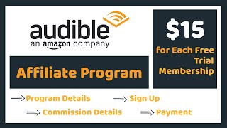 Audible Affiliate Program 2024  Earn Money from Audible [upl. by Ruenhcs]