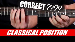 Sad TRUTH about CLASSICAL fretting hands position [upl. by Ham385]