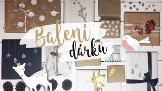 Balení dárků  Inspirace  VÁNOČNÍ EDICE [upl. by Wixted]