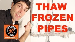 How to Thaw and Prevent Frozen Water Pipes [upl. by Amadeo]