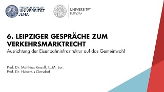 6 Leipziger Gespräche zum Verkehrsmarktrecht [upl. by Siegler]