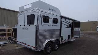 2Horse Slant Load Charger  ✨Lakota Trailers✨ [upl. by Rebna331]