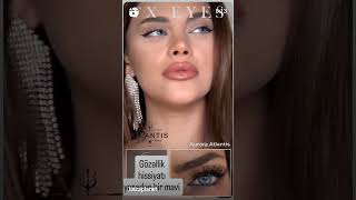 bəs siz bu linzadan hələ də istifadə etməmisiniz mavi linza linza optika baki makeup gozellik [upl. by Feinstein483]