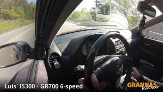 Grannas Racing GR700 magnum transmission swaps  Luis IS300 6speed [upl. by Ecissej]