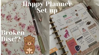 Setting up my Happy Planner [upl. by Golding]