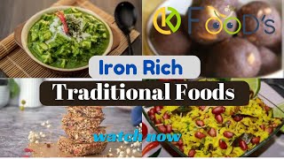 Iron Rich Traditional Foods for Healthier Life  Kandrafoods [upl. by Airdnahs41]