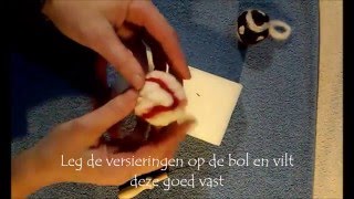 kerstbal vilten raatscreatief [upl. by Mastat]