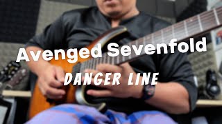 Avenged Sevenfold  Danger Line SOLO Guitar Cover [upl. by Shellie]