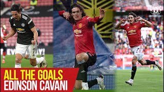 All The Goals  Edinson Cavani  Manchester United Season Review 202021 [upl. by Brit927]