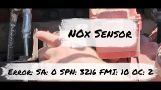 Error Code SA 0 SPN 3216 FMI 10 OC 2  Intake NOx Sensor  Cummins X15 Engine [upl. by Reiser]