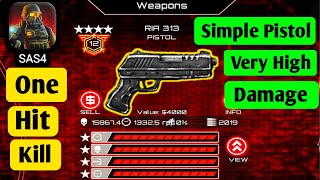 Simple Gun Mor Powerful Then Primium Gun With High Damage In Sas 4 [upl. by Ahsieuqal631]