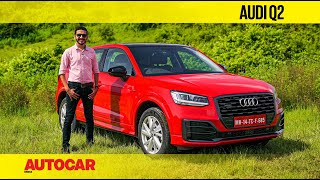 Audi Q2 India review  Audis fun fast and funky compact crossover  First Drive  Autocar India [upl. by Vowel]