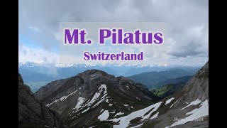 Mount Pilatus Switzerland  Cogwheel Gondola amp Cableway  Swiss Alps  photo and videos  Jun 2024 [upl. by Htiek86]