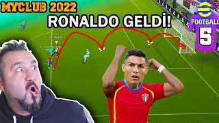 C RONALDO TAKIMDA ⚽ MARADONA EFSANE GOL  PES 2022 Efootball 2022 RÜYA TAKIM 5 [upl. by Alaik]