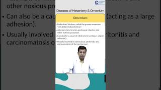 Diseases of the Mesentery and Omentum by Dr Anubhav Vindal  Conceptual Surgery [upl. by Ellek]