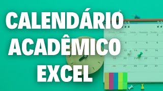 Calendário Acadêmico Excel [upl. by Arden696]