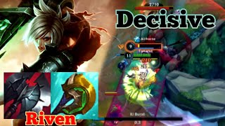 Riven vs Sion Baron Lane  Riven Wild Rift Gameplay  Build and Runes [upl. by Mendez]