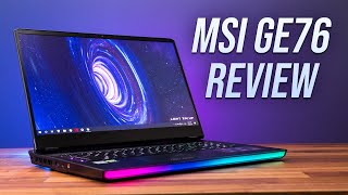 MSIs Most Powerful Gaming Laptop  GE76 Review [upl. by Gannon339]