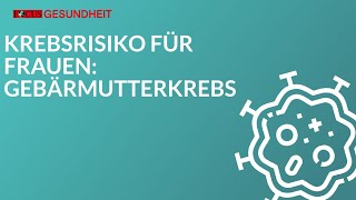 Gebärmutterkrebs  Krebsrisiko für Frauen [upl. by Amorita]