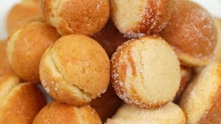 Baby Castella and Suzu Castella Recipe Small Kasutera Cake using Takoyaki Pan  Cooking with Dog [upl. by Cordie432]