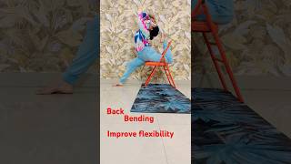 Back bending improves flexibility backpain relaxing relief fyp minivlog trending ytshort [upl. by Wolenik604]