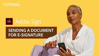 Adobe Sign – How to send a document for esignature  Adobe Acrobat [upl. by Nyrat235]