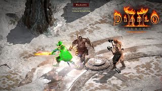 Diablo 2 Resurrected 4K Max Settings Level 99 Barbarian Gameplay [upl. by Kinghorn]