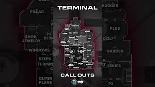 EVERY Callout For TERMINAL On MODERN WARFARE 3 ✈️ Map Guide [upl. by Ximena447]