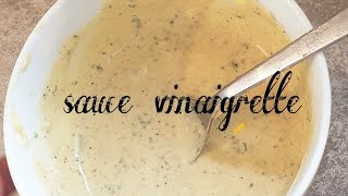 SAUCE VINAIGRETTE FAIT MAISON [upl. by Namruht511]