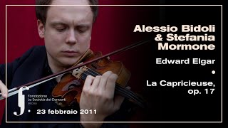 Alessio Bidoli  Stefania Mormone  Edward Elgar  La Capricieuse op 17 [upl. by Dranrev]