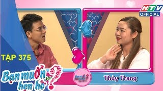 HTV BẠN MUỐN HẸN HÒ  Chàng trai bày tỏ quotTình đơn phươngquot  BMHH 375 FULL  1642018 [upl. by Cagle]