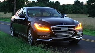 2018 Genesis G80 Ultimate 50 HTRAC Test Drive Video Review [upl. by Anehs]