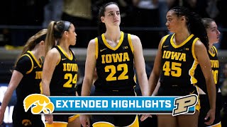 Iowa at Purdue  Extended Highlights  Big Ten Womens Basketball  Jan 10 2023 [upl. by Bleier424]