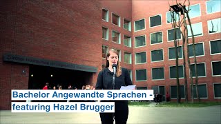 Bachelor Angewandte Sprachen – featuring Hazel Brugger  ZHAW IUED [upl. by Hajar]