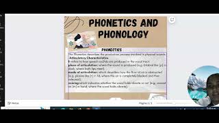 Phonology and phonetics mp4 [upl. by Saravat524]