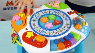 Muzyczny Stolik Edukacyjny  Musical Learning Table  Smily Play  Anek  wwwMegaDyskontpl [upl. by Gil666]