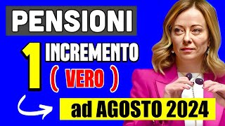 PENSIONI 👉 ECCO IL PROSSIMO quotAUMENTOquot REALE AD AGOSTO DOPO LA 14ESIMA❗️È UFFICIALE 💰 [upl. by Dion]