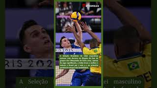 Paris 2024 Brasil estreia com derrota para Itália no vôlei masculino [upl. by Mintz666]