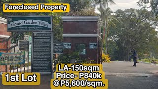 FCIE First Cavite Industrial Estate Grand Garden Villas Brgy Langkaan Dasma Cavite LA150sqm P840K [upl. by Ayhdnas]