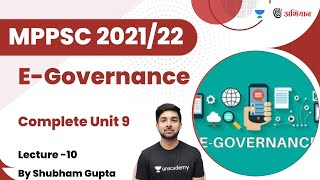 EGovernance  ईगवर्नेंस  L10  Complete Unit 09  MPPSC 202122  Shubham Gupta [upl. by Vivien]