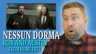 Music Teacher Reacts Nessun Dorma by Rob and Austin from Home Free [upl. by Rudiger]