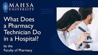 What Does Pharmacy Technician Do in Hospital [upl. by Mackie]