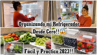 Como Organizar tu REFRIGERADOR fácil y Práctico😱Resultado Increíble‼️Limpia y organiza conmigo👌🏻 [upl. by Peacock91]