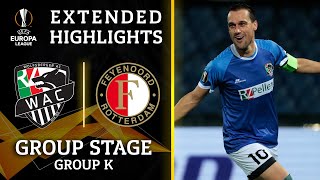 Feyenoord vs Wolfsberg Extended Highlights  UCL on CBS Sports [upl. by Snehpets262]