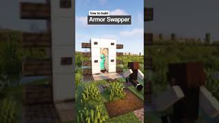 Minecraft Armor Swapper for 3 Armor Stands  shorts [upl. by Ynoyrb859]